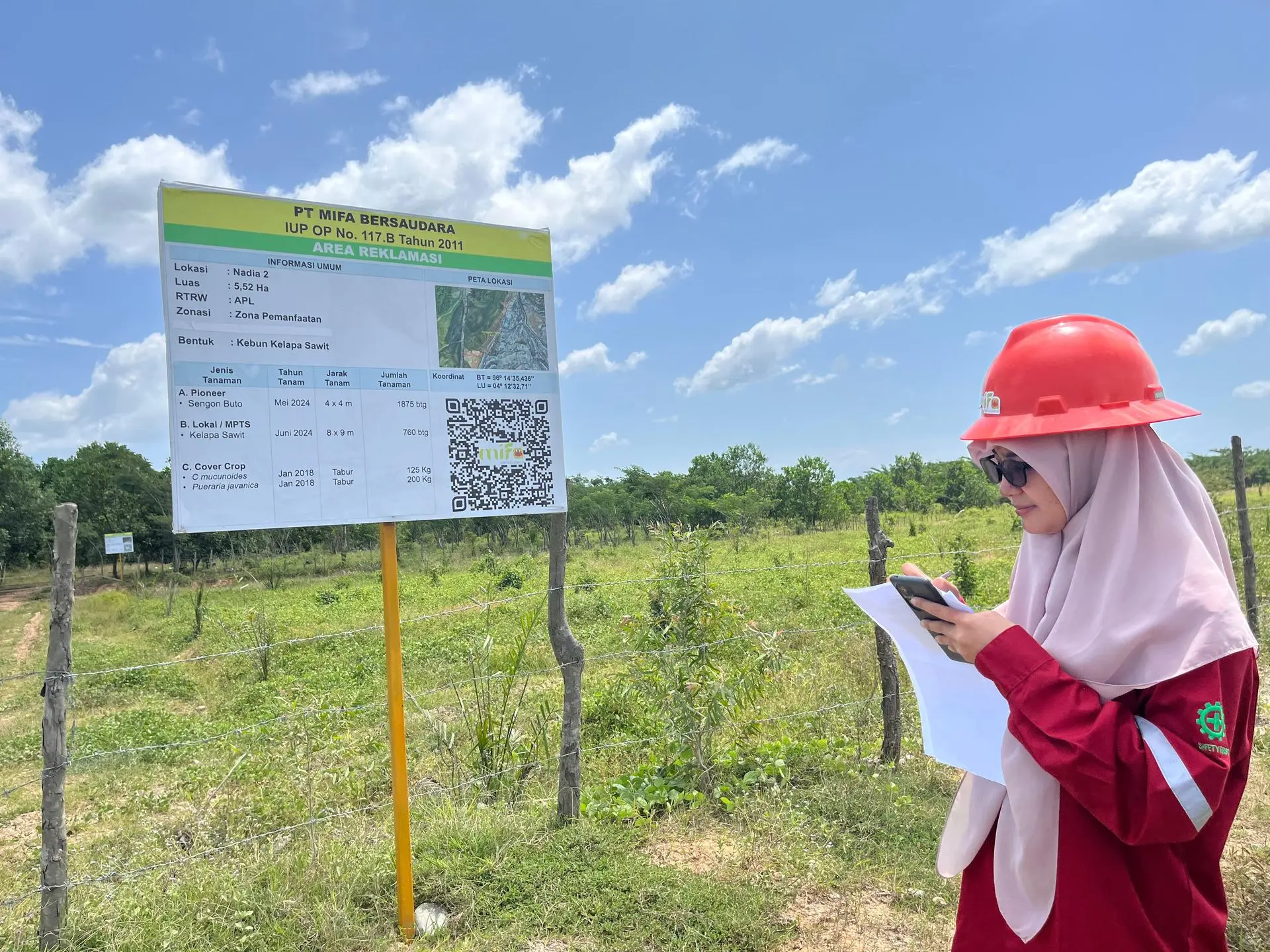Verifikasi papan reklamasi